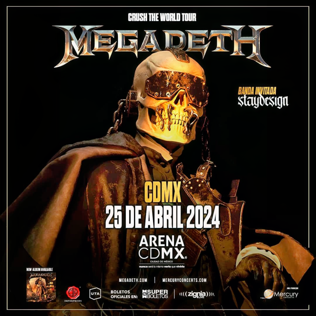 Megadeth Arena Ciudad de México